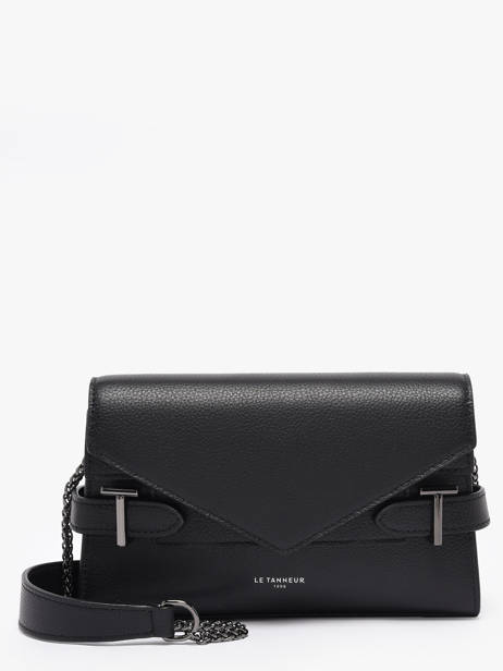 Cross Body Tas Emily Leder Le tanneur Zwart emily TEMI1056